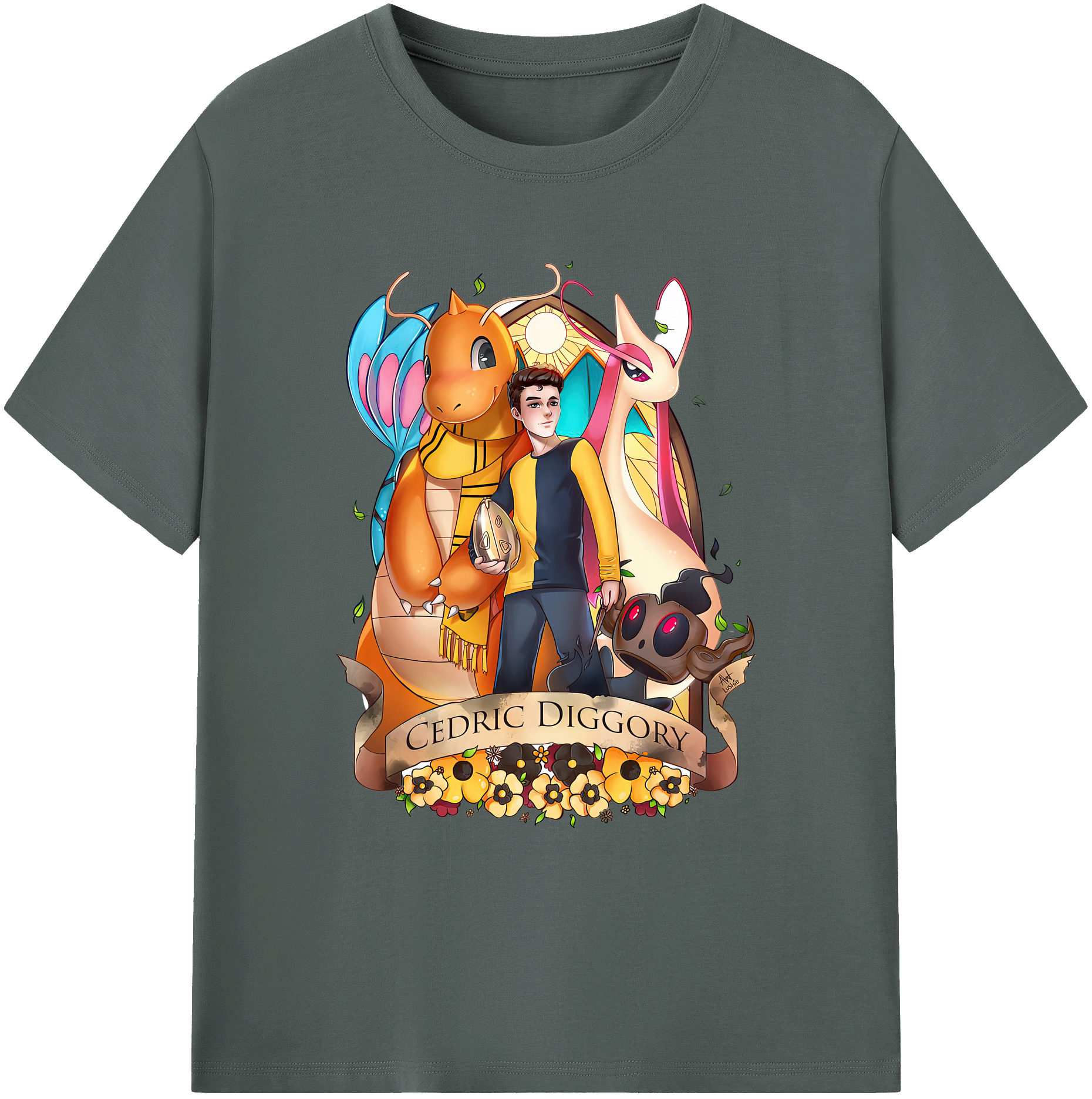 （画像用） Harry Potter ハリー・ポッターシリーズ 綿100％ メンズ半袖Tシャツ｜肌触りやわらか＆通気性